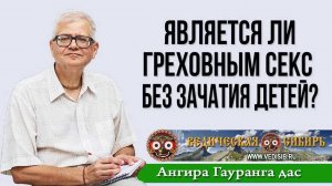 Является ли греховным секс без зачатия детей?