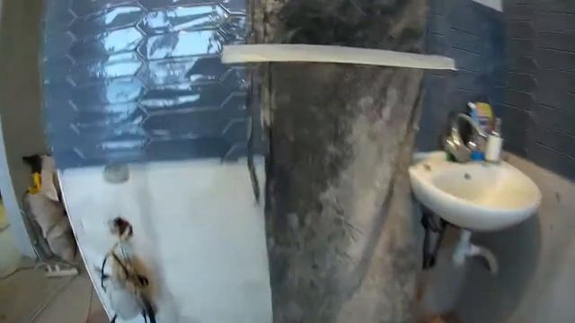 Укладка плитки лофт в Подольске  Часть пятая  Заусовка плитки и тест линейки плиткореза