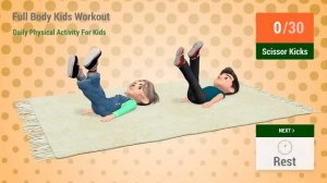 Full Body Kids Workout: Daily Physical Activity For Children At Home