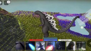 играем в roblox в игре Universe играем за годзиллу из эпохи хэйсэй в roblox