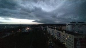 Таймлапс: грозовой фронт (22 апреля 2024 года)