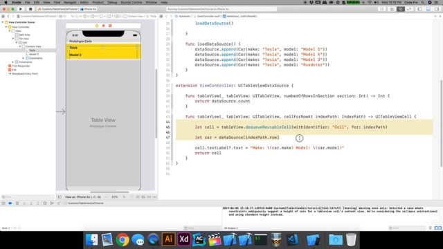 iOS Custom UITableviewCell Tutorial смотреть онлайн