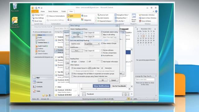 Customize fonts in the 'Reading Pane' in Microsoft® Outlook 2010 смотреть онлайн
