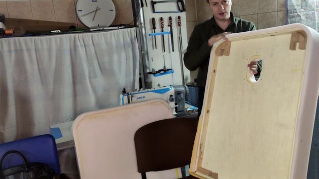 Часть1. Перетяжка раскладного массажного стола. Из бюджетного в премиум. смотреть онлайн