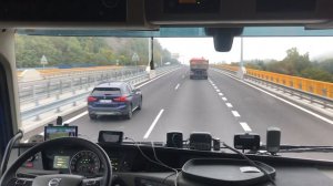 TRUCK DRIVING POV VOLVO FH 500 Slovakia