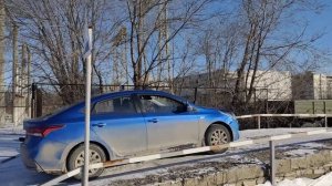 Обучение вождению # эстакада# трогаемся на подъёме со стояночного тормоза ( ручника)#автошкола