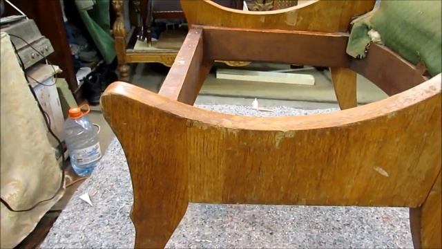 Старинная мебель до и после реставрации.Старинный гарнитур начала XX века.