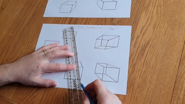 One Point Perspective Sketching - Hollow Blocks смотреть онлайн