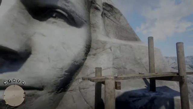 Лицо высеченое в скале Red Dead Redemption 2 смотреть онлайн