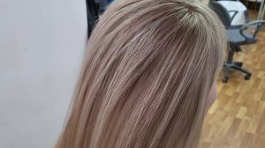 Мелирование + тонирование 10/0+10/76.