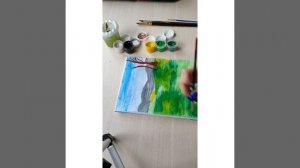 4 класс. Тема" Русский мотив. Весенний пейзаж" Урок изобразительного искусства.