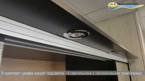 Шкаф-купе 'Альянс-3' венге