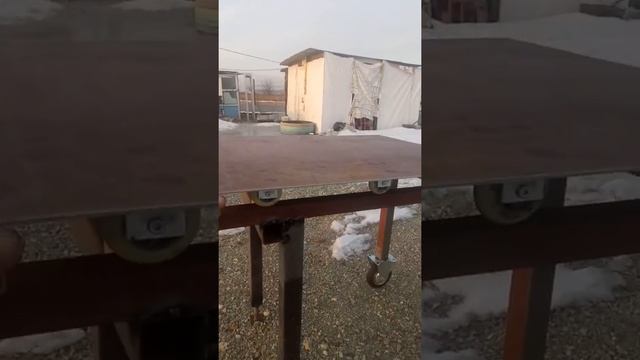 Станок для распила газоблока своими руками ,  часть 1 из хлама смотреть онлайн