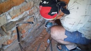как выставить  маяки с помощью лазерного уровня