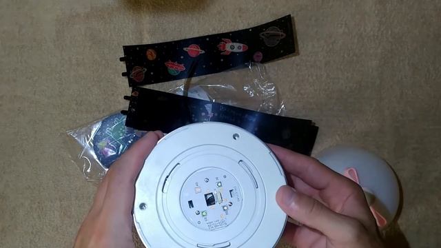 Музыкальный вращающийся ночник-проектор 6 в 1. Обзор смотреть онлайн