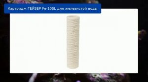 Картридж ГЕЙЗЕР Fe-10SL для железистой воды обзор