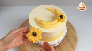 🌼 TUTORIAL Gänseblümchen Buttercreme Torte ❤️