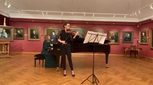 И.Брамс - Скерцо. Гуськова Александра: фортепиано. Пономарева Оксана: скрипка