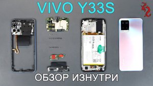 ViVO Y33s //РАЗБОР смартфона обзор ИЗНУТРИ(4K) + Микроскоп