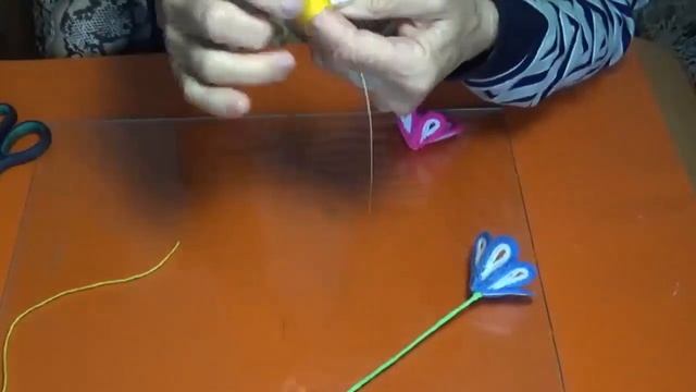 Красивые цветы из пряжи своими руками подарок