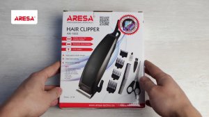 Распаковка машинки для стрижки / Unpacking of hair clipper ARESA AR-1803
