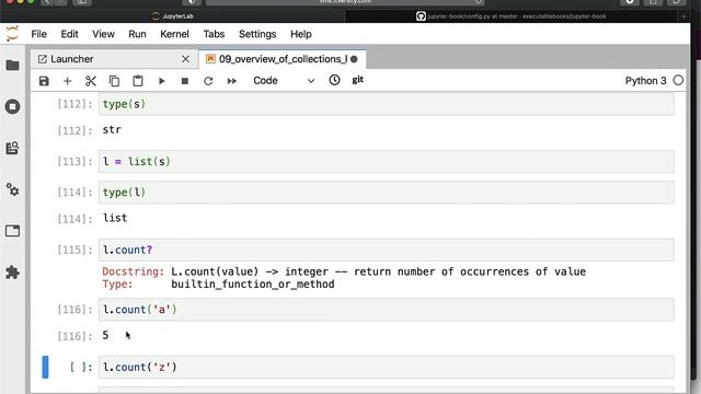 Programming Essentials Python - Overview of Collections - Other list operations