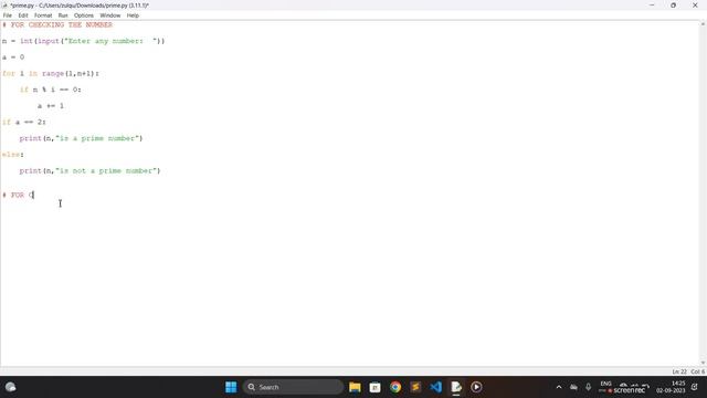 Print Prime Number in Python | Check number & print list