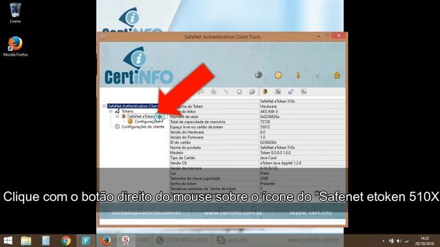 Instalação do Token Safenet 5100 - CertINFO смотреть онлайн