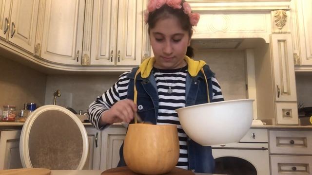 Хапама - сладкий плов, приготовленный в тыкве, очень вкусное армянское блюдо…