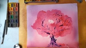 Как нарисовать ДЕРЕВО. Аерограф и краскопульт.