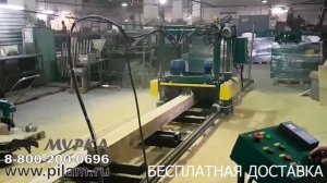 Автоматизированая дисковая пилорама горизонтального пиления Тайга ДП 3