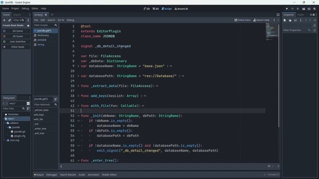Adding _init (constructor) function in editor plugin/class in godot 4
