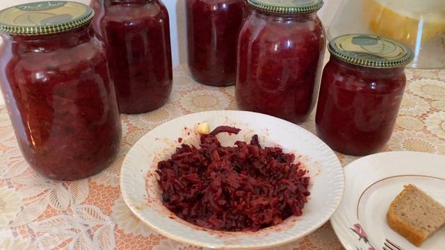 Рецепт-2//Свекольная закуска или Борщовая заправка смотреть онлайн