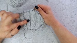 Как я вязала / краткое описание/ резинка 4 на 4 / высокая макушка / фиксированный отворот