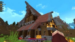 История Доброго Демона в Майнкрафте #1 Спас Деревню Девушек и все они влюбились в меня!?