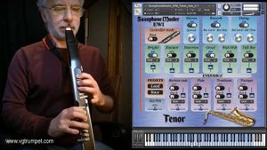 Saxophone Tenor Kontakt library and growl effect. EWI4000s EWI5000, woodwind vst plugin