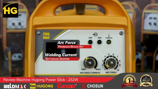 REVIEW MESIN HUGONG POWER STICK - 252W - WELDMAX INDONESIA смотреть онлайн