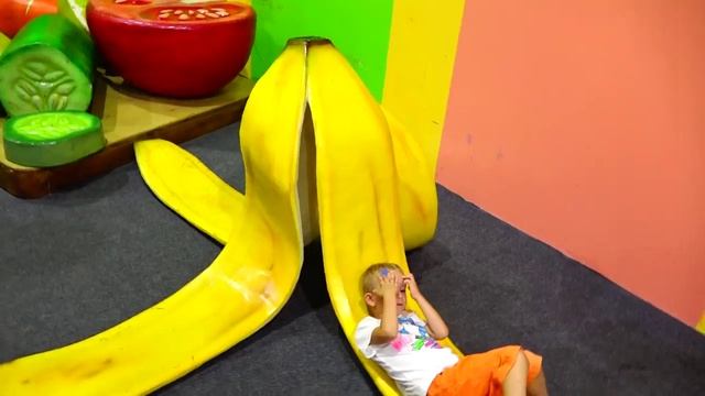 Indoor Playground with Bad Baby Fun Playtime Kids Pretend Play Doctor Nursery Rhyme Song for Baby