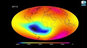 Аномальная зона магнитного поля Земли над южной Атлантикой