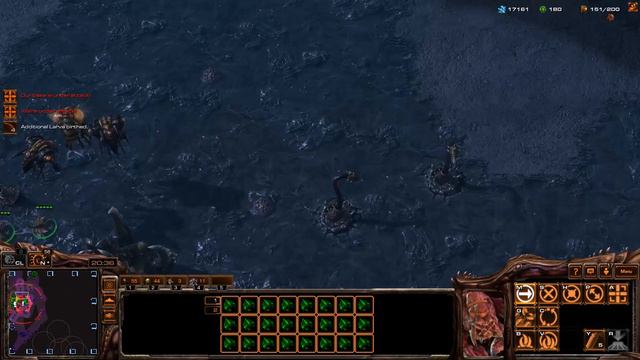 14 Player FFA! ZERG SWARM! - StarCraft 2 Multiplayer Gameplay смотреть онлайн