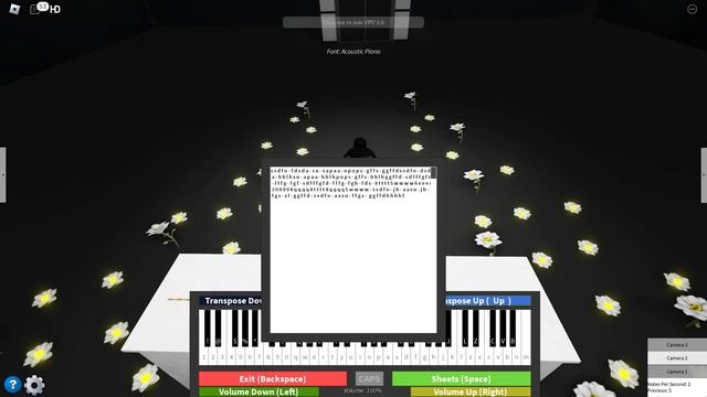 It's Raining Tacos EASY on Roblox Piano