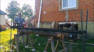 усовершенствование минипилорамы из бензопилы
