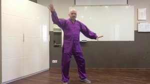 Косой шаг (си син). Чэньши Тайцзицюань.  Позиция 7/83.