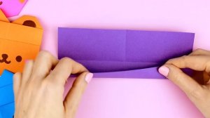 Оригами Медведь и Котик из бумаги | DIY Бумажный конверт | Origami Paper Cat and Bear Envelope