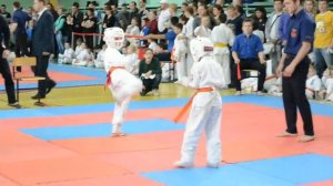 Бой  первенство г.Новосибирска каратэ кёкушинкай