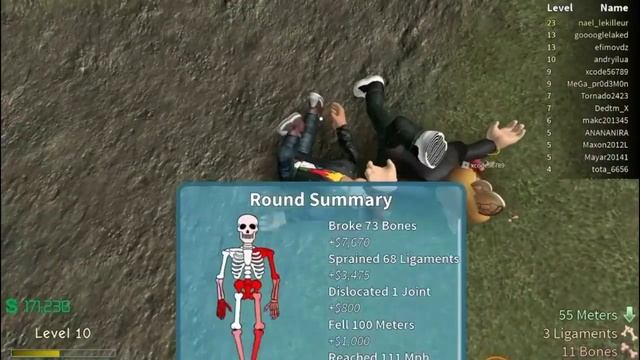 ЛОМАЕМ КОСТИ В ROBLOX!! ИГРАЕМ В РЕЖИМ СЛОМАЙ КОСТИ !! смотреть онлайн