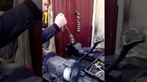 Попытка сломать противоугонное устройство "Перехват-Универсал"