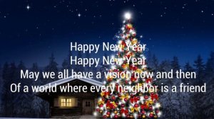 Abba -Happy new year (lyric video)// С новым годом