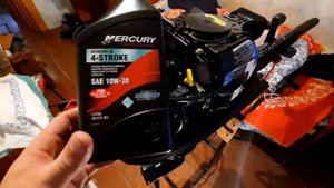 Обзор и первый запуск лодочного мотора Mercury F10 MH EFI