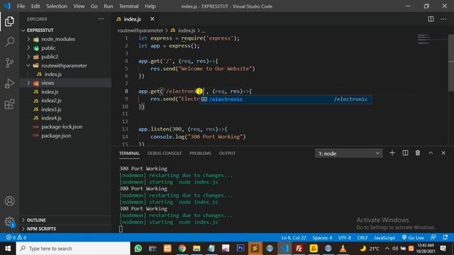 How do you use dynamic routing in  #node  and #express ? |Express js tutorial for beginners in hind